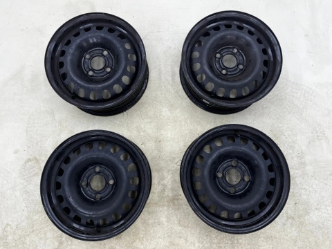 Felgi stalowe Opel Corsa D Cosra E Adam 06-19r. 5,5jx14 4x100 ET39 CH56,5 14 cali z czujnikami ciśnienia KOMPLET 2140144