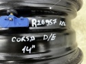 Felgi stalowe Opel Corsa D Cosra E Adam 06-19r. 5,5jx14 4x100 ET39 CH56,5 14 cali z czujnikami ciśnienia KOMPLET 2140144
