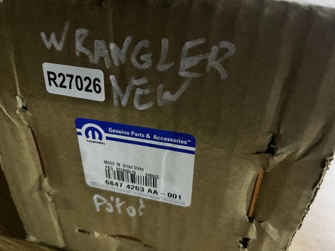 Półoś Jeep Wrangler IV JL Gladiator 20r.- NOWY lewy tylny WAŁ napędowy 32 frezy 350mm. oryginalny piasta 68474263AA