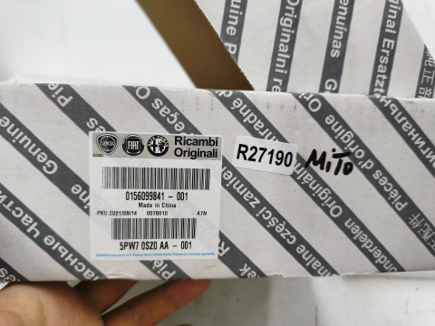 Listwa atrapy Alfa Romeo MiTo 08-16r. komplet NOWYCH nakładek CHROM grilla listewki oryginał 156099841