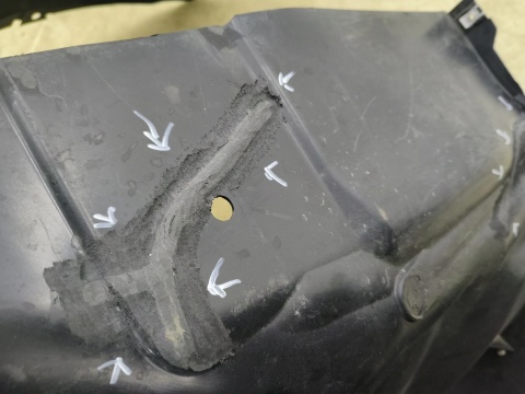 Nadkole MG ZS EV lift 19r.- PRAWE przednie ORYGINAL prawy przód 11053231