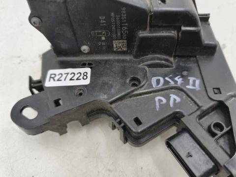 Zamek drzwi Citroen DS4 II 21r.- prawy przedni zamek drzwi 4 pin 9835116580