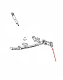 Mocowanie amortyzatora Mitsubishi L200 3 III Pajero 1 I 82-07r.NOWE mocowanie resora mb584586