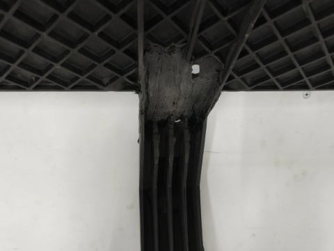 Pas przedni Renault Trafic 3 III Vivaro B 14r.- wzmocnienie czołowe ramka chłodnic oryginalne 93868911