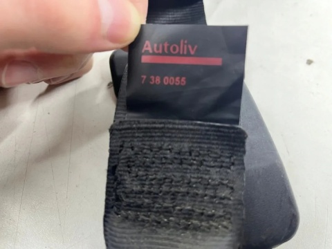 Pas bezpieczeństwa Peugeot 206 98-09r. 3D LEWY tylny napinacz 96544969xx