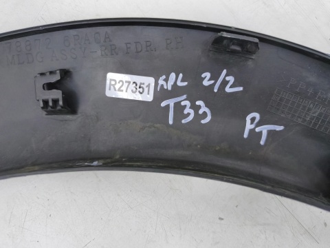 Listwa Nissan X-Trail IV T33 21r.- prawa tylna nakładka rant błotnika zderzaka drzwi prawy tył 788726ra0a 788606ra0a