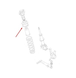 Mocowanie amortyzatora Suzuki Ignis 1 I 00-06r.NOWE mocowanie amortyzatora przedniego 41211-86g00-000