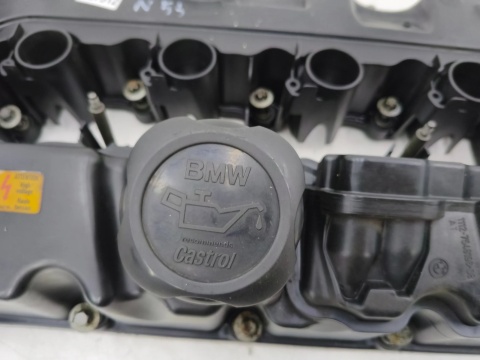 Pokrywa zaworów BMW E60 E61 E90 E91 F10 F11 03-17r. N53 benzyna pokrywa głowicy oryginalna 1112-7548196
