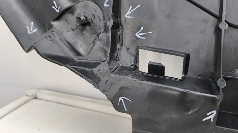 Osłona pod zderzak Citroen Jumpy Expert Scudo Vivaro Zafira ProAce 24r.- LIFT przednia płyta dokładka dolna podwozia 9849414880