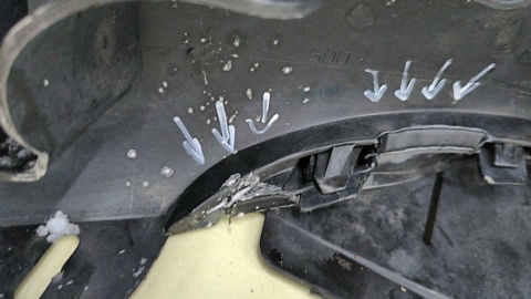 Zderzak przedni Peugeot 508 1 I 10-14r. Przedlift przód 4XPDC 9686572177