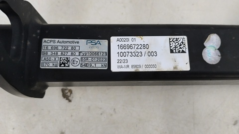 Hak holowniczy Peugeot 308 III 21r.- odpinany na przyczepę oryginalny 9834882780
