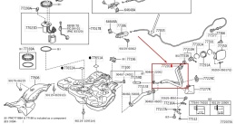 Rura wlewu paliwa Toyota Corolla X E14 E15 06-13r. BENZYNA NOWY przewód zbiornika paliwa 77201-12791