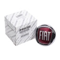Znaczek Fiat Punto Bravo 07-18r. NOWY przycisk otwierania klapy bagażnika mikrostyk emblemat ORYGNALNY 735579354