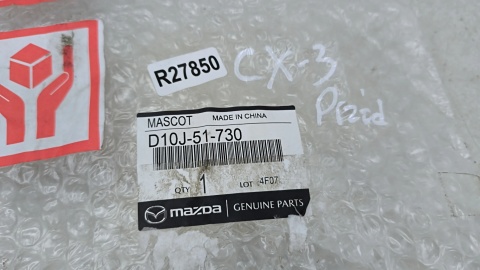 Znaczek Mazda CX-3 14-21r. NOWY przedni znaczek atrapy grilla zderzaka emblemat przód ORYGNALNY d10j-51-730