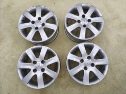 Felgi aluminiowe Mitsubishi Colt VI 6 Z30 04-12r. r16 cali 6,5jx16 ET48 4x114,3 CH67 felgi oryginalne KOMPLET mr594967