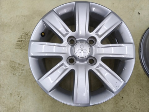 Felgi aluminiowe Mitsubishi Colt VI 6 Z30 04-12r. r15 cali 6jx15 ET46 4x114,3 CH67 felgi oryginalne KOMPLET 4250b671