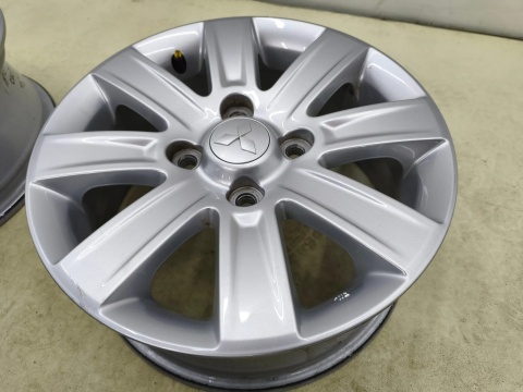Felgi aluminiowe Mitsubishi Colt VI 6 Z30 04-12r. r15 cali 6jx15 ET46 4x114,3 CH67 felgi oryginalne KOMPLET 4250b671