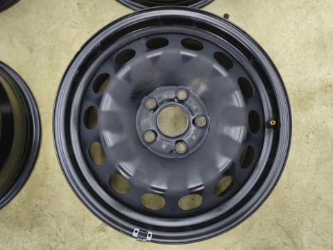 Felgi stalowe VW Golf VII Octavia III Audi A3 8v Leon 12-20r. 16 cali 6,5jx16 ET46 5x112 CH57,1 KOMPLET 5q0601027m 5q0601027p