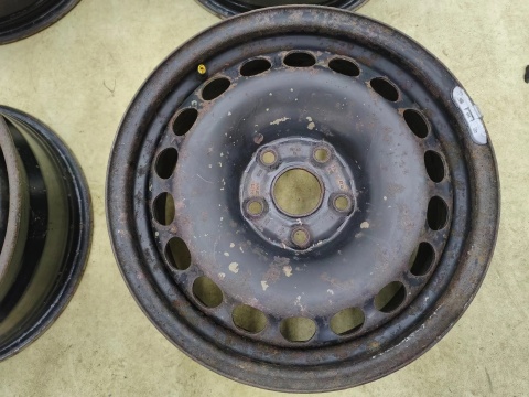 Felgi stalowe VW Passat B6 Passat CC Superb II 08-15r. 16 cali 7jx16 ET45 5x112 CH57,1 KOMPLET 3c0601027m 3c0601027n