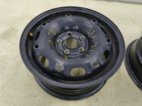 Felgi stalowe VW Polo IV 9n Fox Fabia I Ibiza III Toledo 02r.- 14 cali 5jx14 ET43 5x100 CH57,1 KOMPLET 6q0601027a