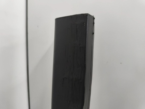 Nakładka progu VW CrossPolo Polo Cross V 6R 10-17r. prawa listwa progowa zewnętrzna rant błotnika prawy próg 6r0853860 6r0853818