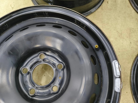 Felgi stalowe Nissan Qashqai I J10 06-13r. 16 cali 6,5jx16 5x114,3 ET40 CH66 r16 bez czujników ciśnienia KOMPLET r1-1740