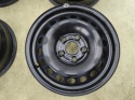 Felgi stalowe VW Golf Touran Caddy Octavia Leon 6jx15 5x112 ET47 CH 57,1 15 cali ORYGINALNE KOMPLET 1k0601027c