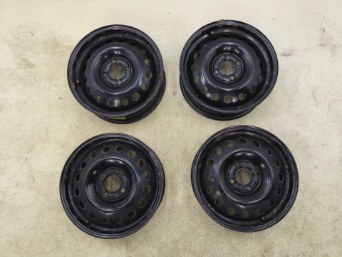 Felgi stalowe Nissan Micra IV K13 10-16r. 15 cali 5,5jx15 4x100 ET50 CH60 ORYGINALNE KOMPLET 40300-ax707
