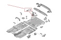 Poszycie VW Sharan 1 I Seat Alhambra Ford Galaxy Mk1 95-10r. NOWA reperaturka prawe tylne wzmocnienie pasa panel ORYGINALNE