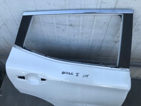 DRZWI NISSAN QASHQAI J11 PRAWE TYLNE białe DRZWI NISSAN QASHQAI J11 PRAWE TYLNE białe