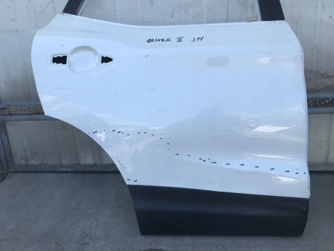 DRZWI NISSAN QASHQAI J11 PRAWE TYLNE białe DRZWI NISSAN QASHQAI J11 PRAWE TYLNE białe