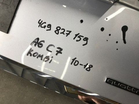 Klapa bagażnika Audi a6 c7 10-18 kombi z listwą chrom Klapa bagażnika Audi a6 c7 10-18 kombi z listwą chrom