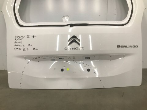 Klapa bagażnika Citroen Berlingo 3 III Multispace Combo E Partner 3 III Rifter Proace City 18- Klapa bagażnika Citroen Berlingo 3 III Multispace Combo E Partner 3 III Rifter Proace City 18-