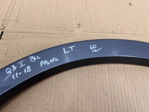 Listwa Audi q3 I 8u 11-18 nakładka lewego tylnego błotnika plastik 8u0853817b Listwa Audi q3 I 8u 11-18 nakładka lewego tylnego błotnika plastik 8u0853817b