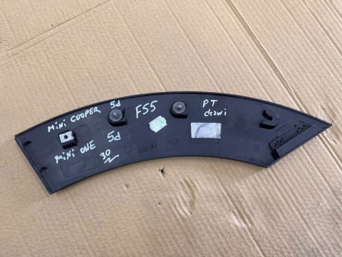 Listwa Mini cooper one f55 5d nakładka prawych tylnych drzwi plastik 16189910gb