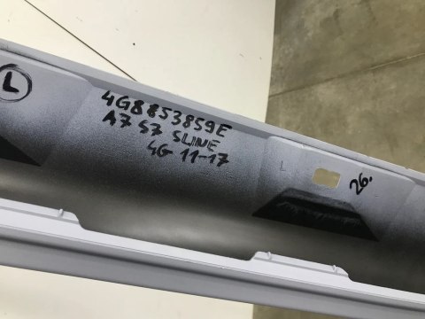Nakładka progu Audi a7 s7 sline 4g 11-17 4g8853859e Nakładka progu Audi a7 s7 sline 4g 11-17 4g8853859e