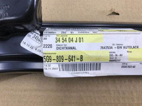 Pas tylny VW golf VII 7 kombi 12-20 wzmocnienie 5g9809641b Pas tylny VW golf VII 7 kombi 12-20 wzmocnienie 5g9809641b