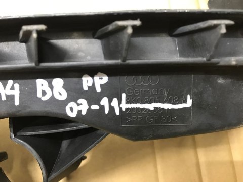 Ślizg Audi A4 B8 A5 07-11 mocowanie lampy prawy przód 8K0805608A Ślizg Audi A4 B8 A5 07-11 mocowanie lampy prawy przód 8K0805608A