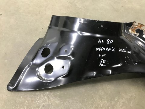 Ślizg Audi a3 8p wspornik lewego błotnika lewy błotnik