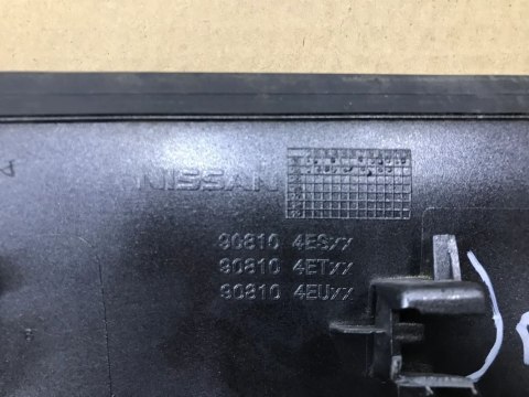 Listwa Nissan qashqai II 2 j11 blenda nakładka klapy bagażnika 908104es 908104et 908104eu Listwa Nissan qashqai II 2 j11 blenda nakładka klapy bagażnika 908104es 908104et 908104eu