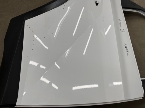 Drzwi Hyundai Tucson 4 IV tylne prawe + listwa rant ramka szyby 2020-