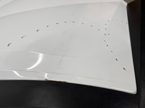 Drzwi Hyundai Tucson 4 IV tylne prawe + listwa rant ramka szyby 2020-