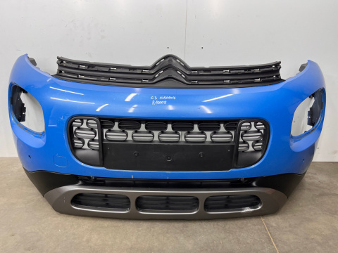 Zderzak przedni Citroen C3 Aircross przed liftingiem 17-21r. kompletny 6x PDC ślizgi atrapa 13490015