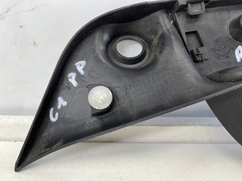 Tapicerka Citroen C1 Toyota Aygo I Peugeot 107 05-14r. trójkąt osłona zaślepka lusterka prawy przedni prawy przód 67491-0H010 Tapicerka Citroen C1 Toyota Aygo I Peugeot 107 05-14r. trójkąt osłona zaślepka lusterka prawy przedni prawy przód 67491-0H010