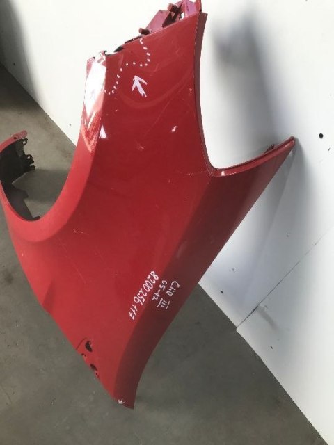 Błotnik Renault Clio 3 III lewy przedni 2005-2012r. 8200256117 Błotnik Renault Clio 3 III lewy przedni 2005-2012r. 8200256117