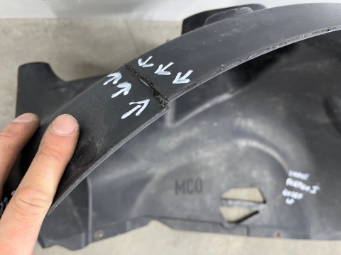 Nadkole Smart ForTwo 450 1 I 98-07 lewy przód lewe przednie osłona 0000824v008 Nadkole Smart ForTwo 450 1 I 98-07 lewy przód lewe przednie osłona 0000824v008